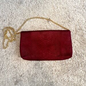 Urban Expressions Clutch bag with gold chain link strap